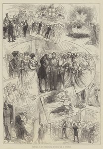 Sketches at the International Municipal Ball at Guildhall